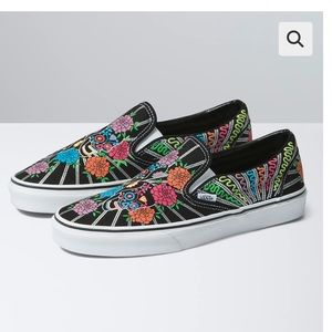 Vans día de muertos slip ons